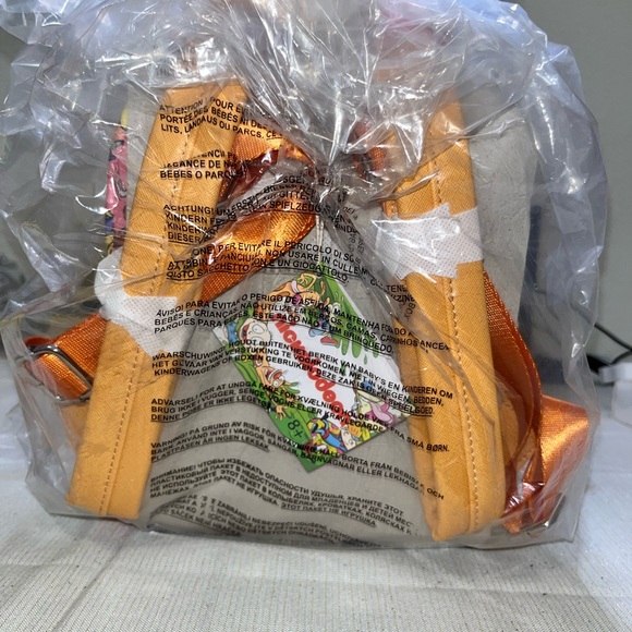 Loungefly 90s Nickelodeon color block mini backpack - Picture 5 of 7